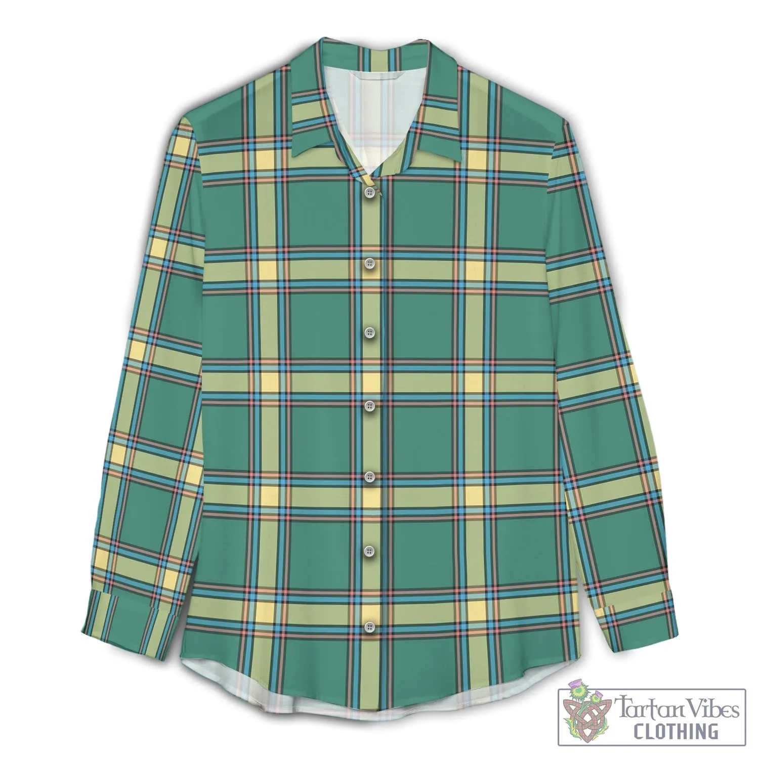 Alberta Province Canada Tartan Women's Casual Shirt