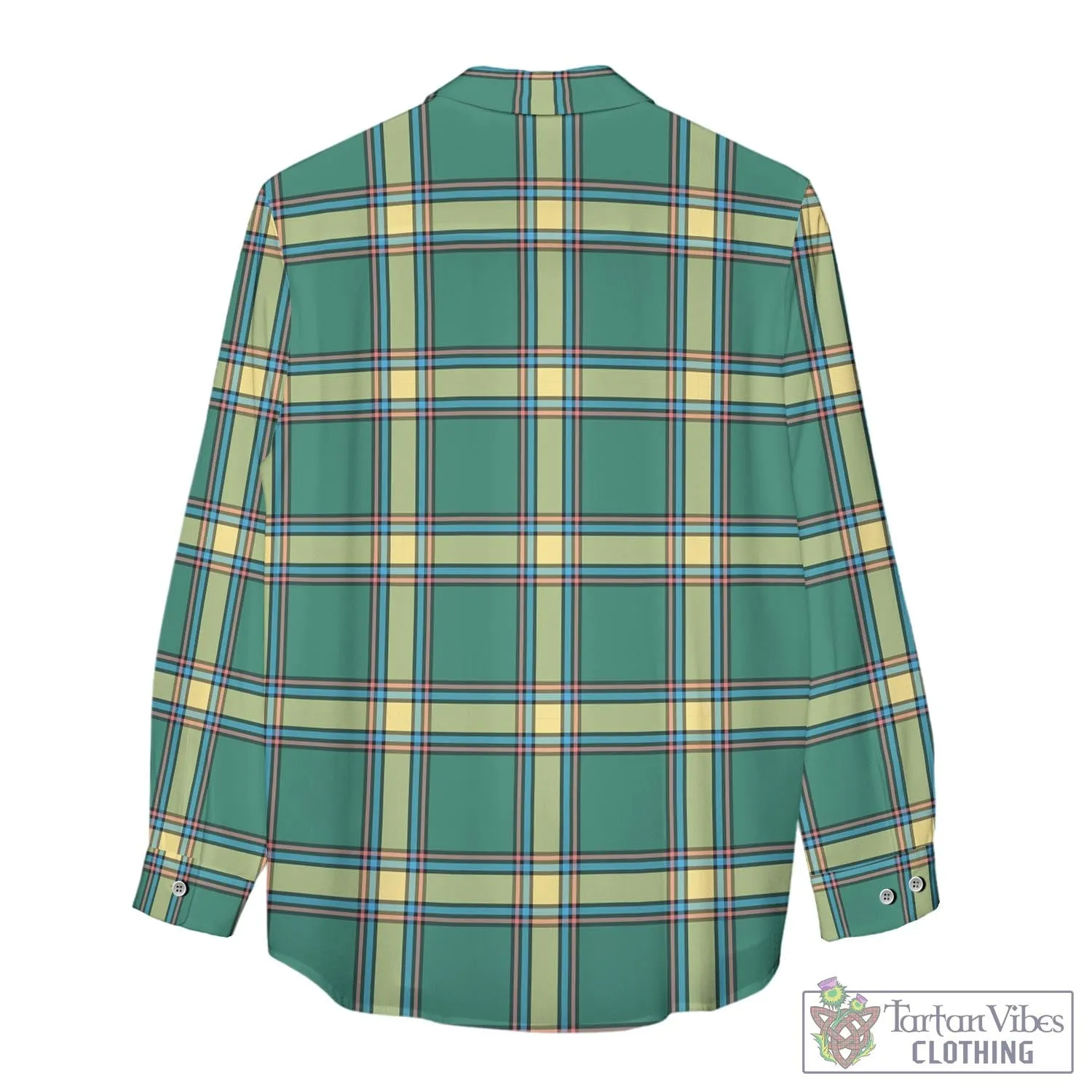 Alberta Province Canada Tartan Women's Casual Shirt