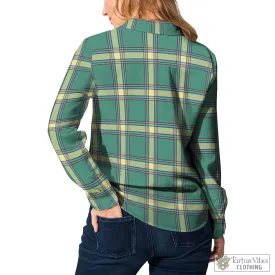 Alberta Province Canada Tartan Women's Casual Shirt