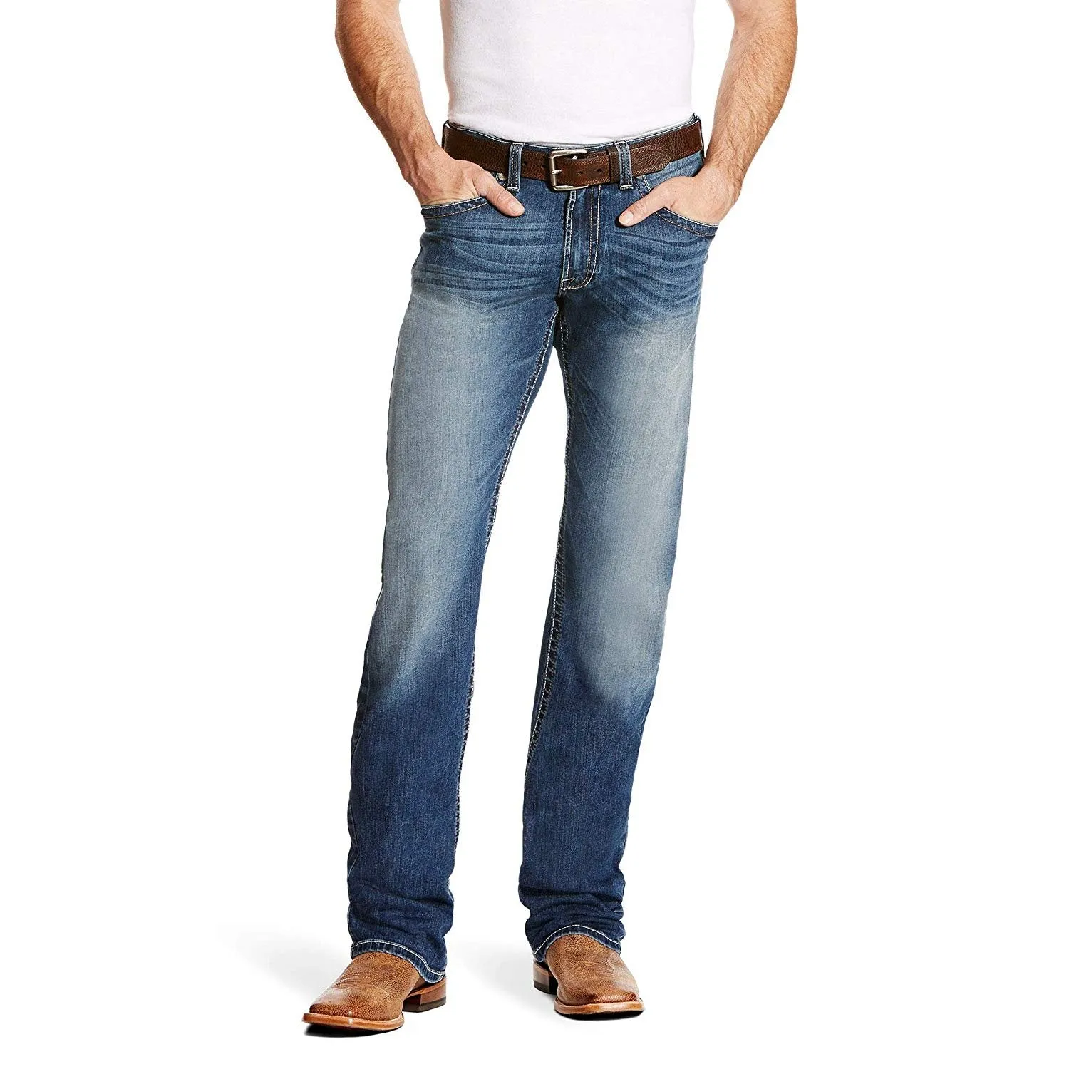 Ariat Men's M5 Slim Chapman Tekstretch Stackable Straight Leg Jean