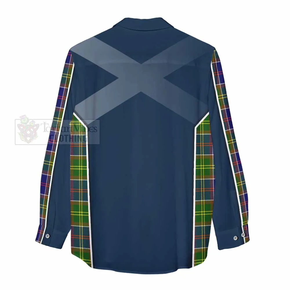 Arnott Tartan Women's Casual Shirt with Family Crest and Lion Rampant Vibes Sport Style