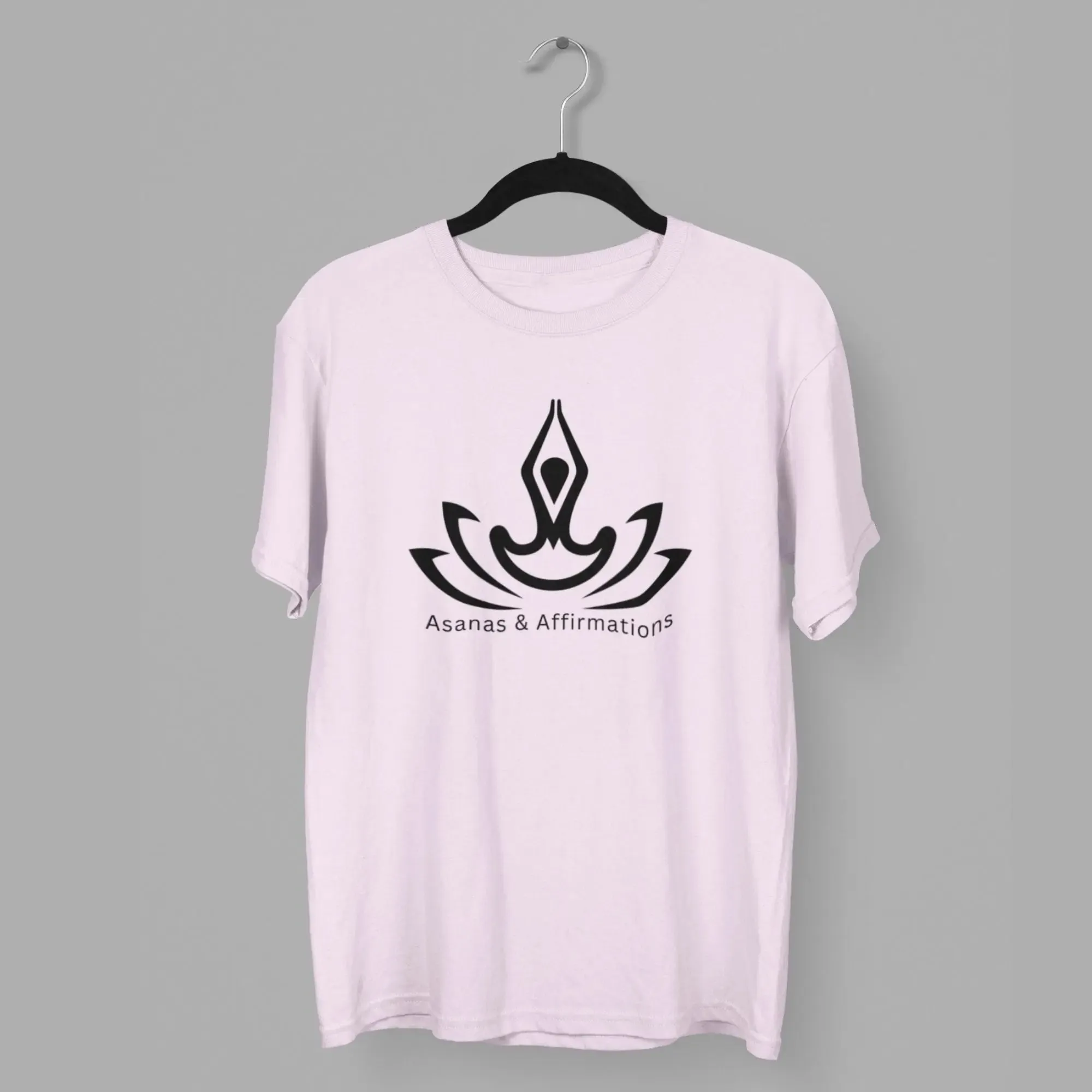 Asanas & Affirmations Round Neck Half Sleeve Classic T-Shirt