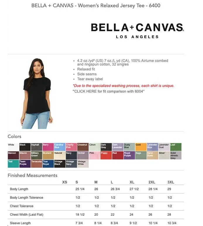 Bella Canvas Relaxed Women's T-Shirt