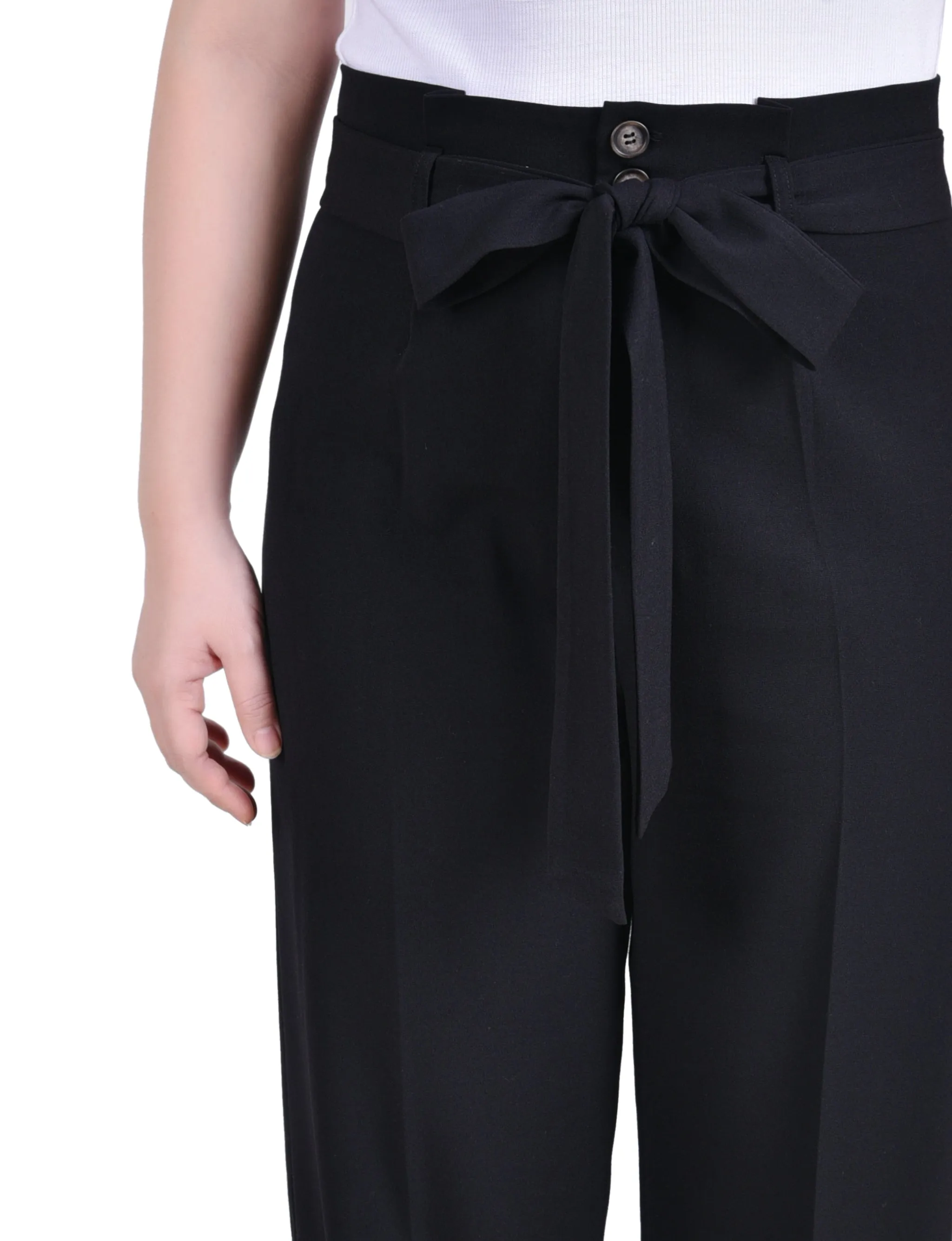 Belted Full Length Pants