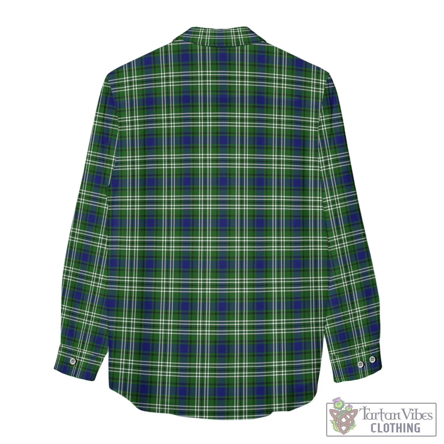 Blackadder Tartan Women's Casual Shirt with Family Crest