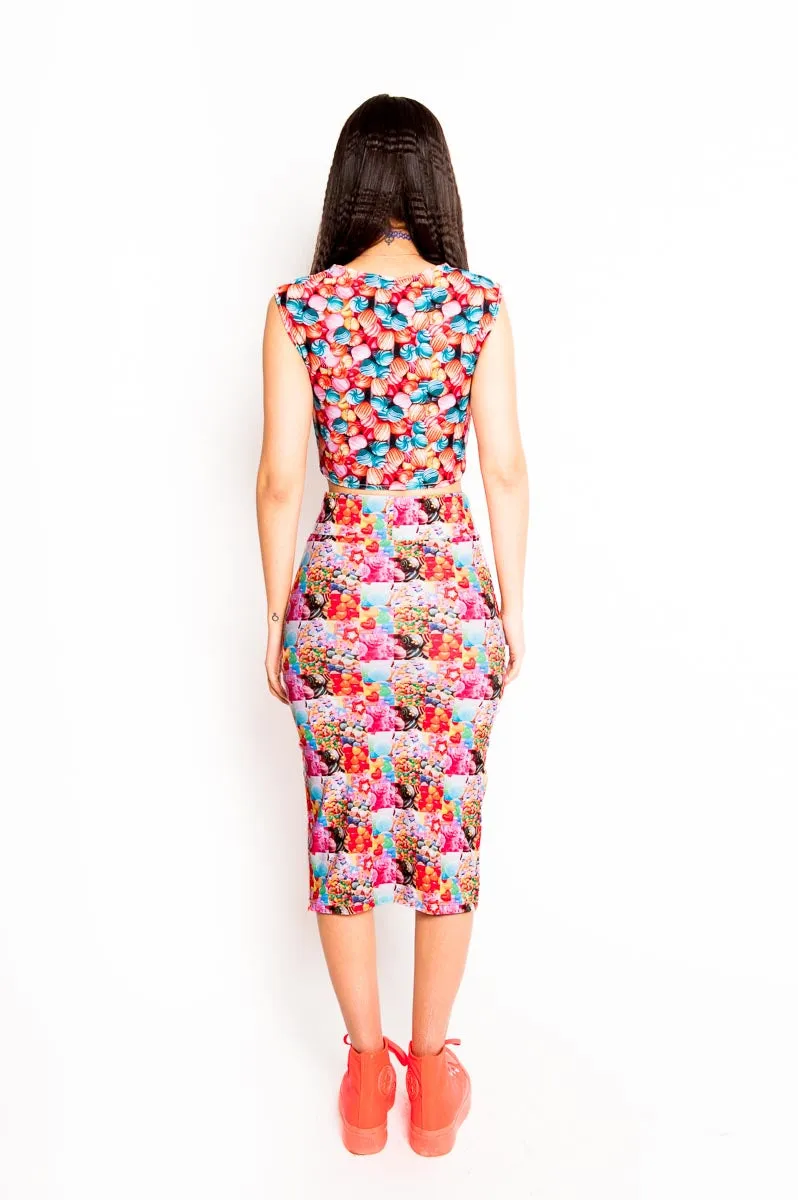 Candy Crush Pencil Skirt (Small)