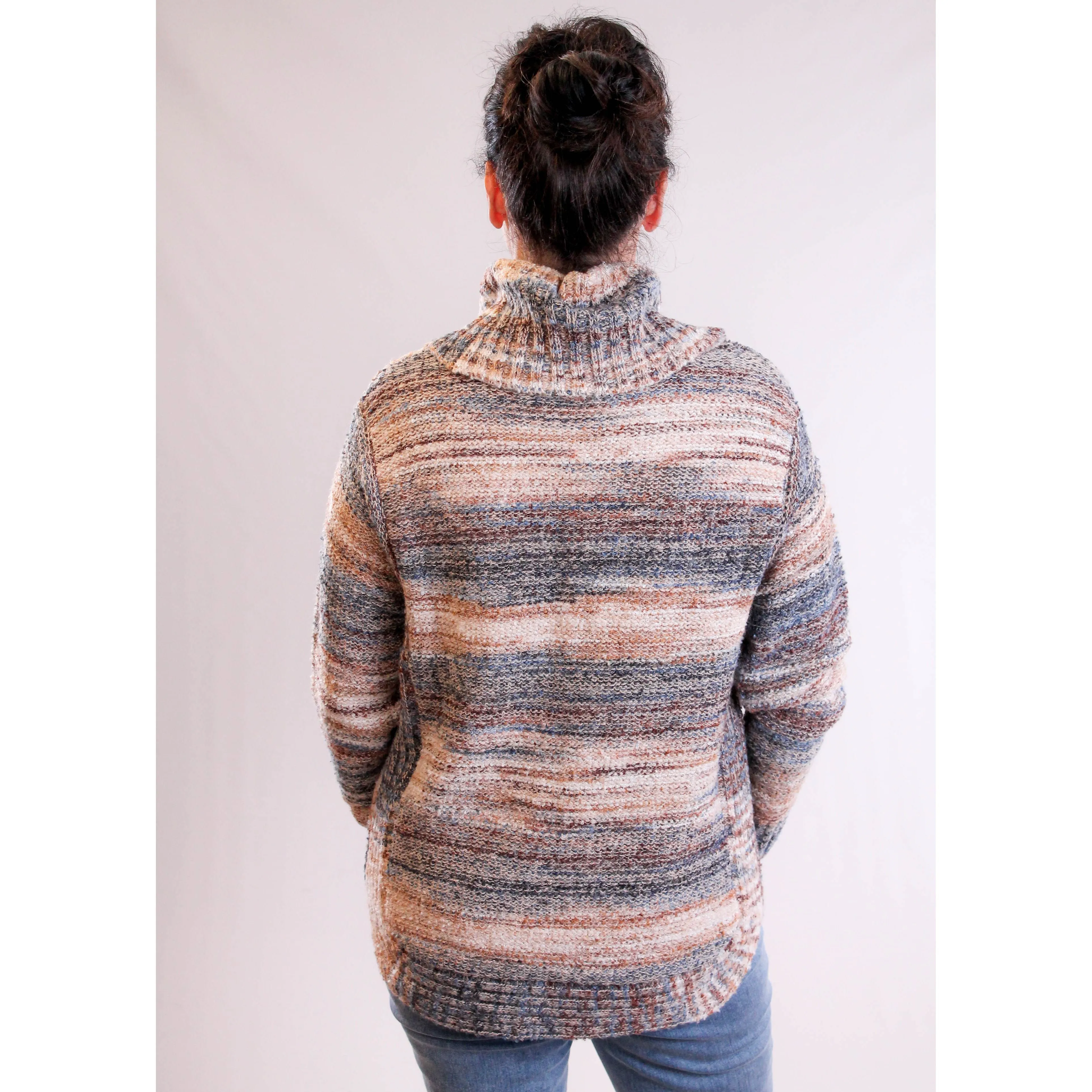 Charlie B Space Dye Turtle Neck Sweater