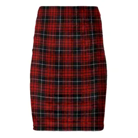 Clad in Plaid Pencil Skirt