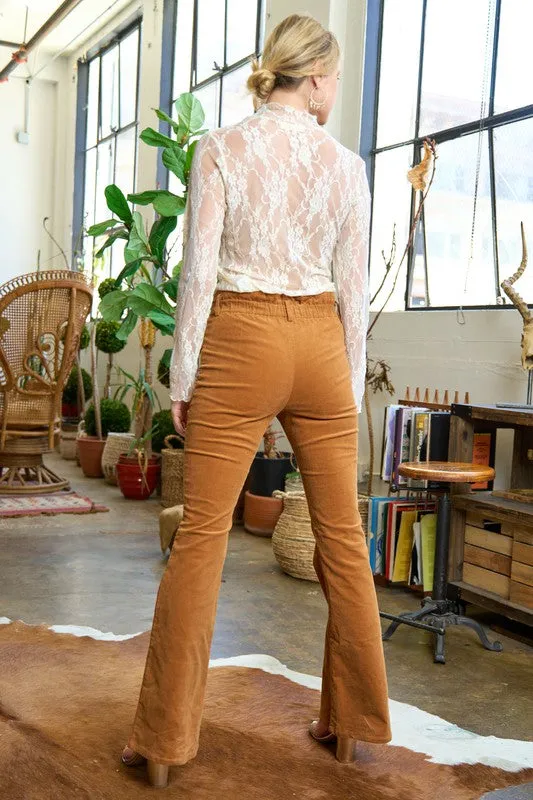 CORDUROY FLARE PANT