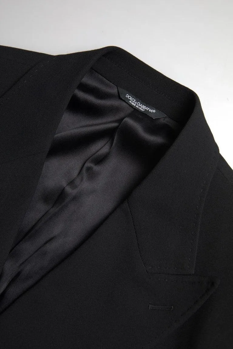 Dolce & Gabbana Black 2 Piece Double Breasted SICILIA Suit