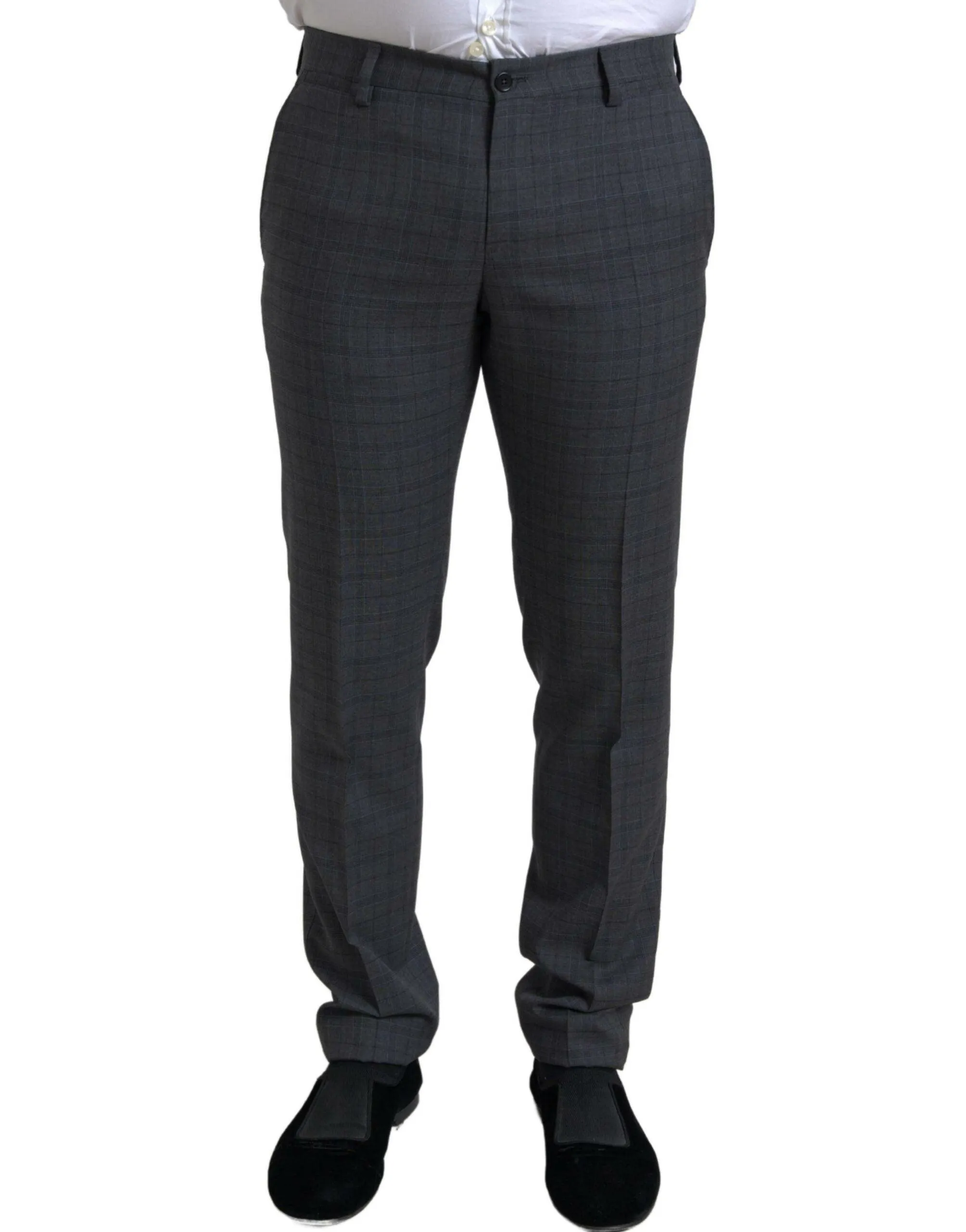 Dolce & Gabbana Gray 2 Piece Single Breasted MARTINI Suit