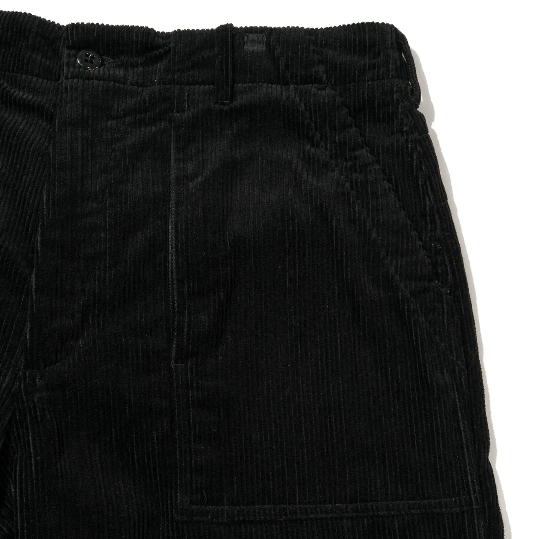 Fatigue Pant - Black Cotton 8W Corduroy