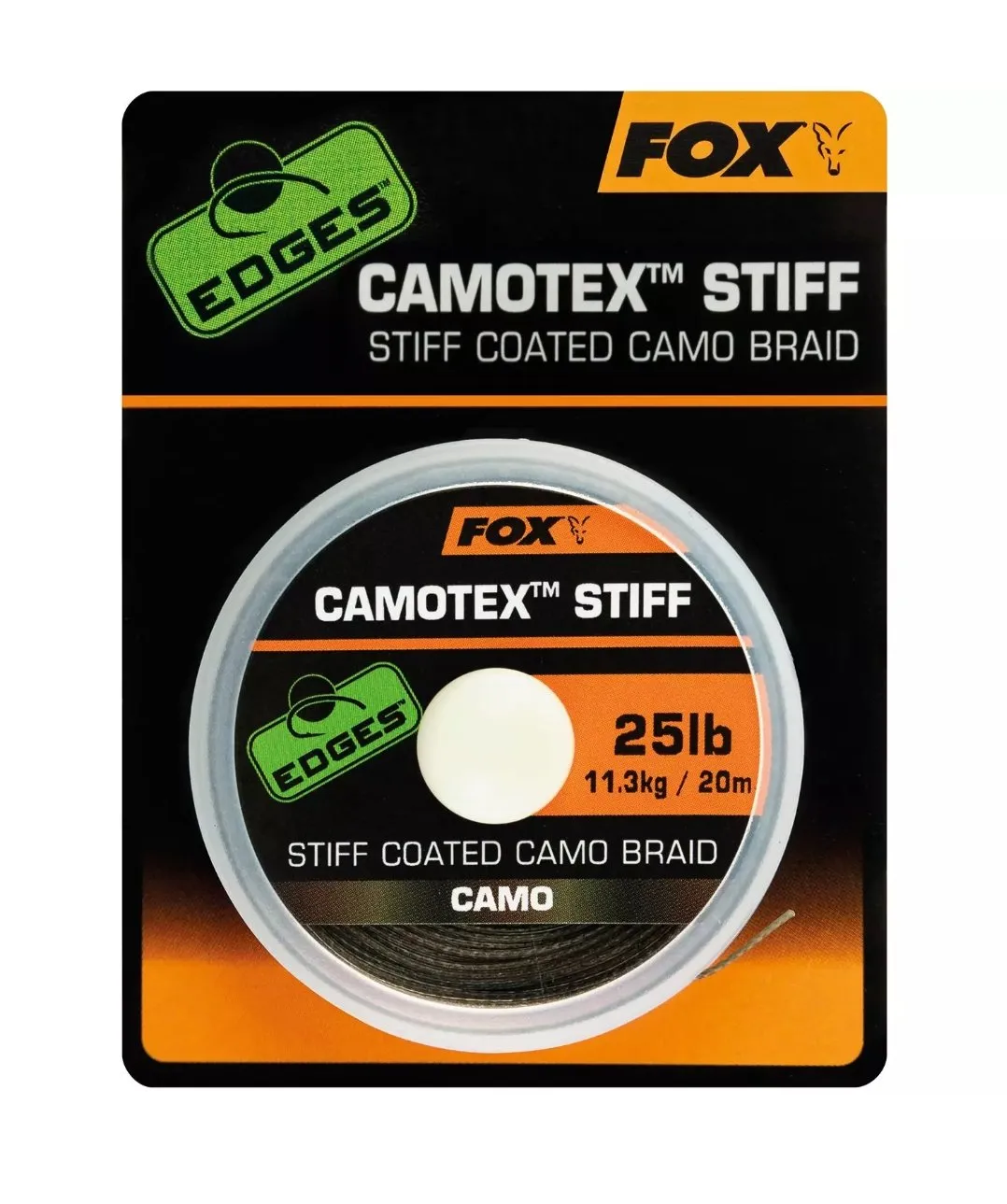 Fox Edges Camotex Stiff Coated Camo Braid 20m