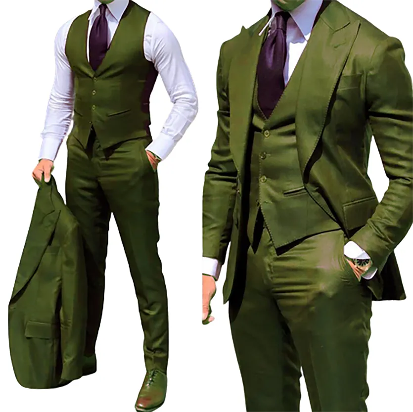 Funki Buys | Suits | Men's 3 Pcs Slim Fit Formal Wedding Suits