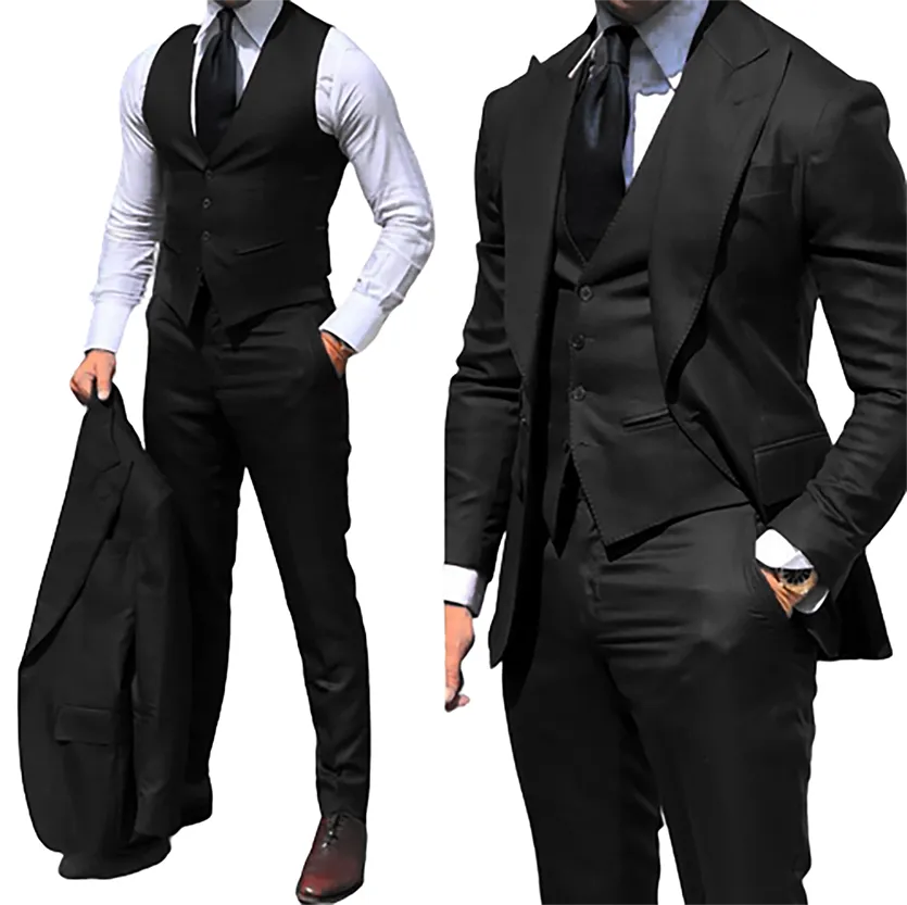 Funki Buys | Suits | Men's 3 Pcs Slim Fit Formal Wedding Suits