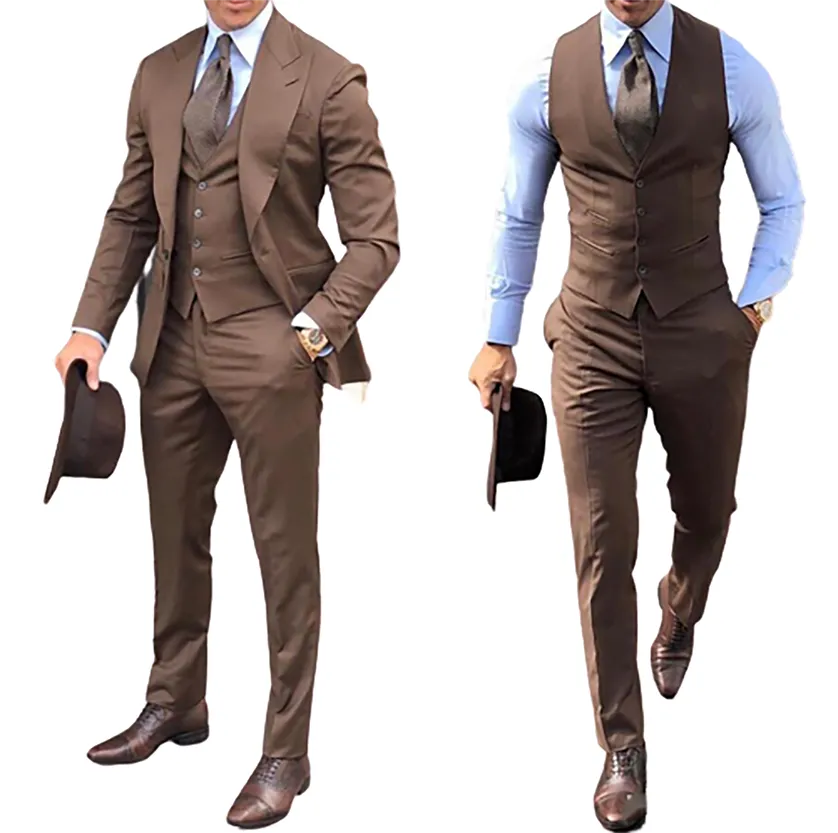 Funki Buys | Suits | Men's 3 Pcs Slim Fit Formal Wedding Suits