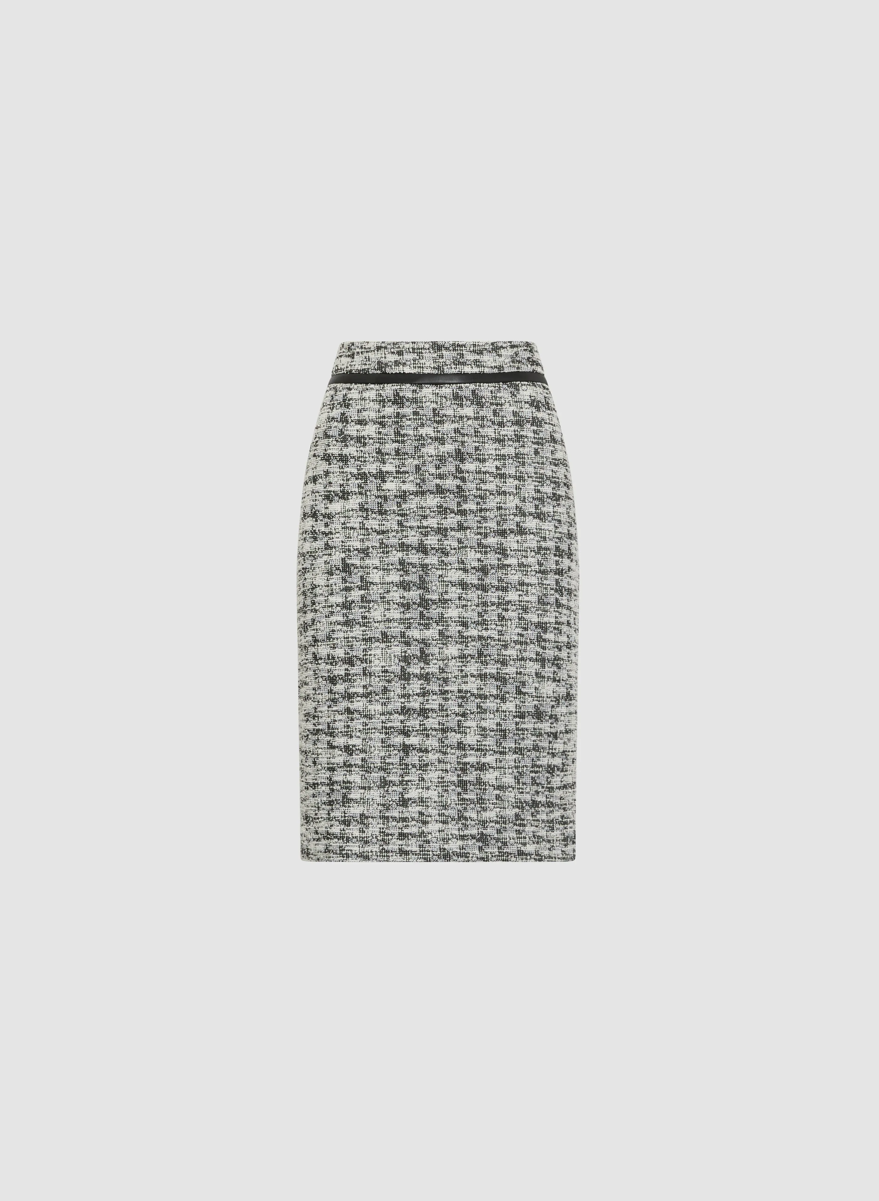 Houndstooth Pencil Skirt