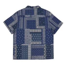 Indigo Paisley Camp Shirts Vintage Totem Hawaiian Shirt