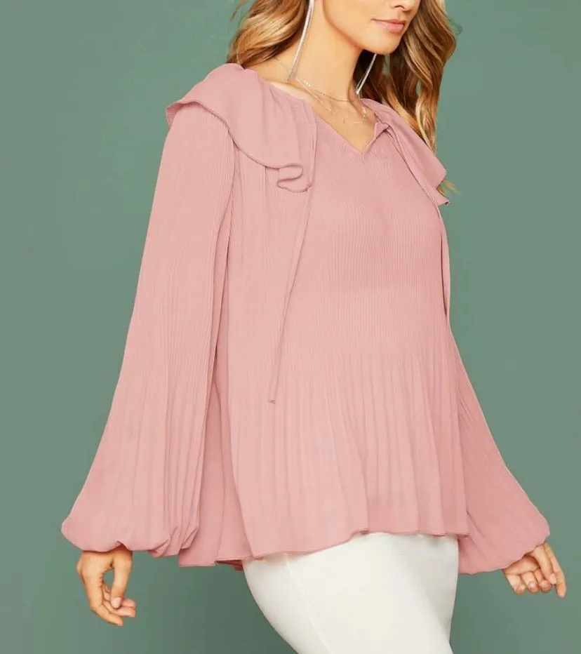 Lantern Sleeve Top