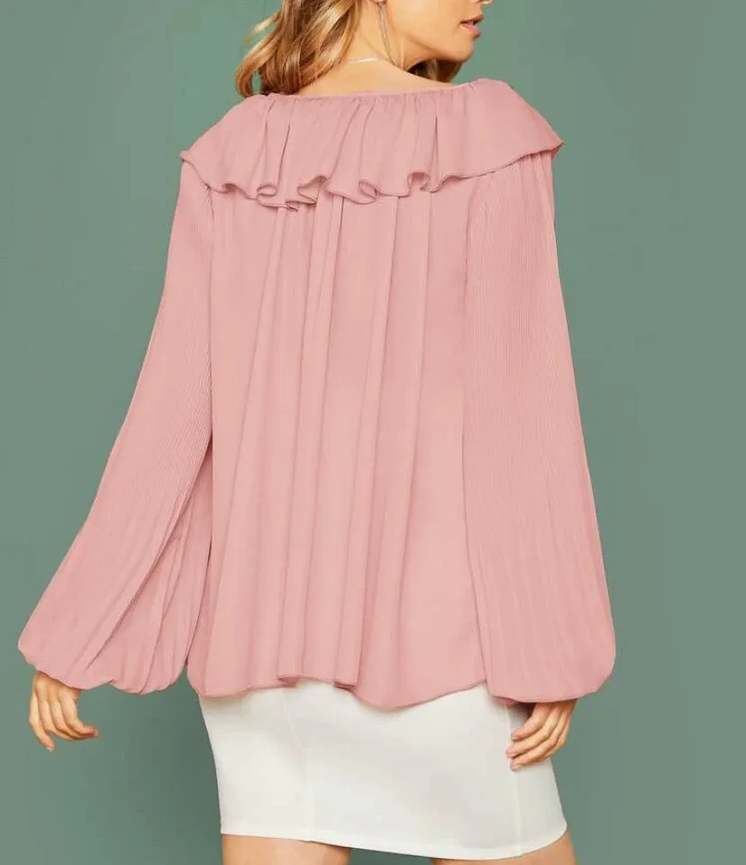 Lantern Sleeve Top