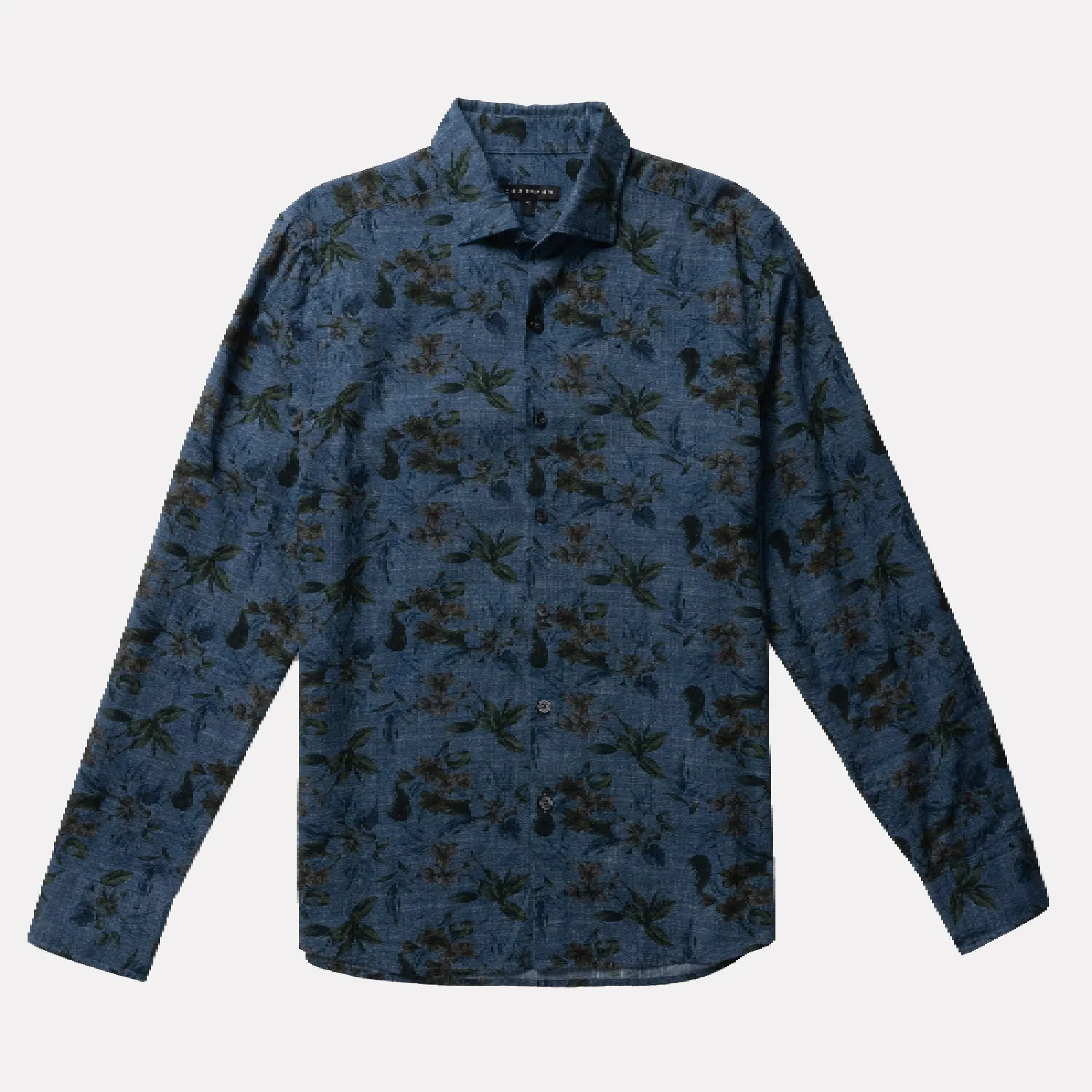 Lexington Long Sleeve Woven Shirt / Navy