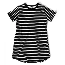 Little Bipsy Women's Swoop Dress - Black Stripes