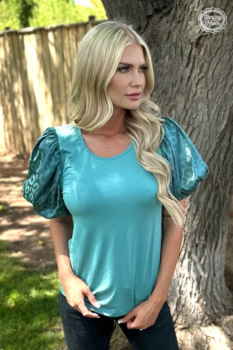 Louisiana Woman Top Teal*