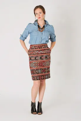 Mayan Pencil Skirt