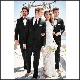 Michael Kors Black Sterling Wedding Suit 472