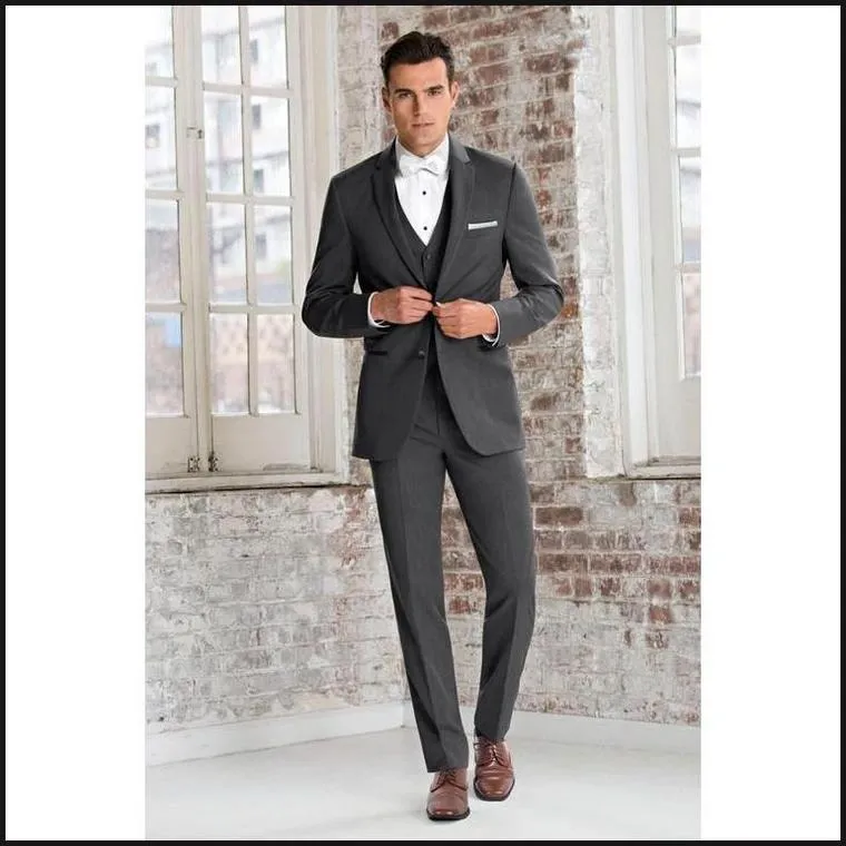 Michael Kors Ultra Slim Steel Grey Sterling Wedding Suit 391