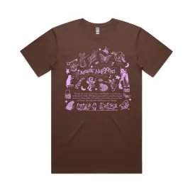 Music In Exile / 'Music Happens' Brown T-Shirt