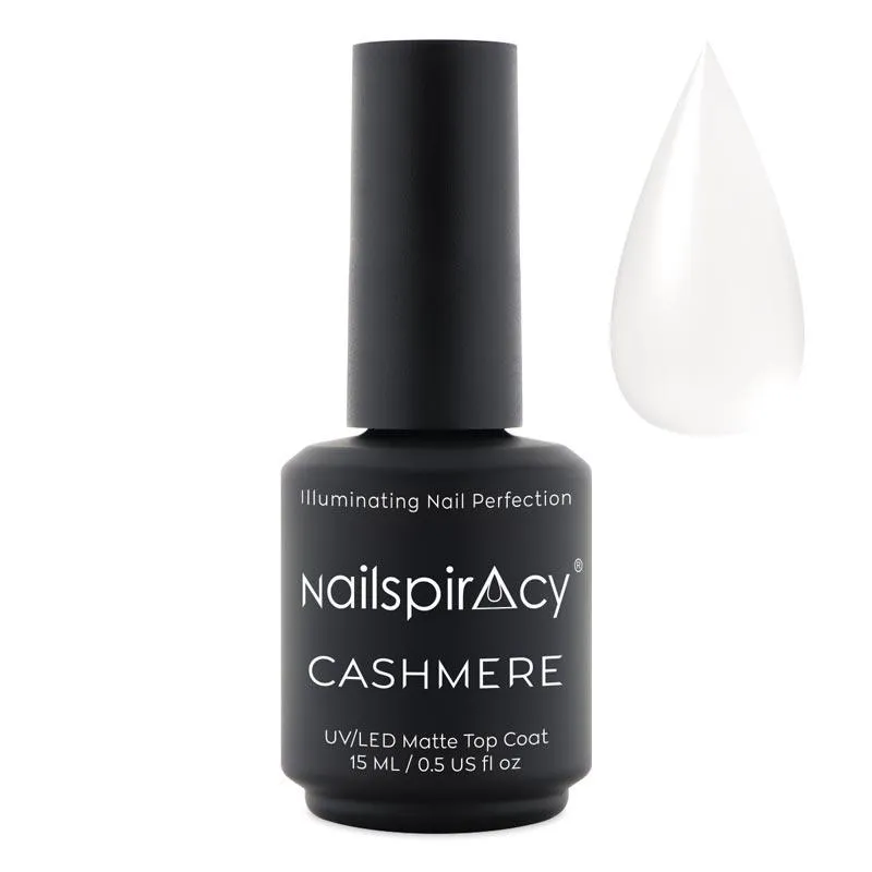 No-Wipe Matte Top Coat - CASHMERE, 15 ml