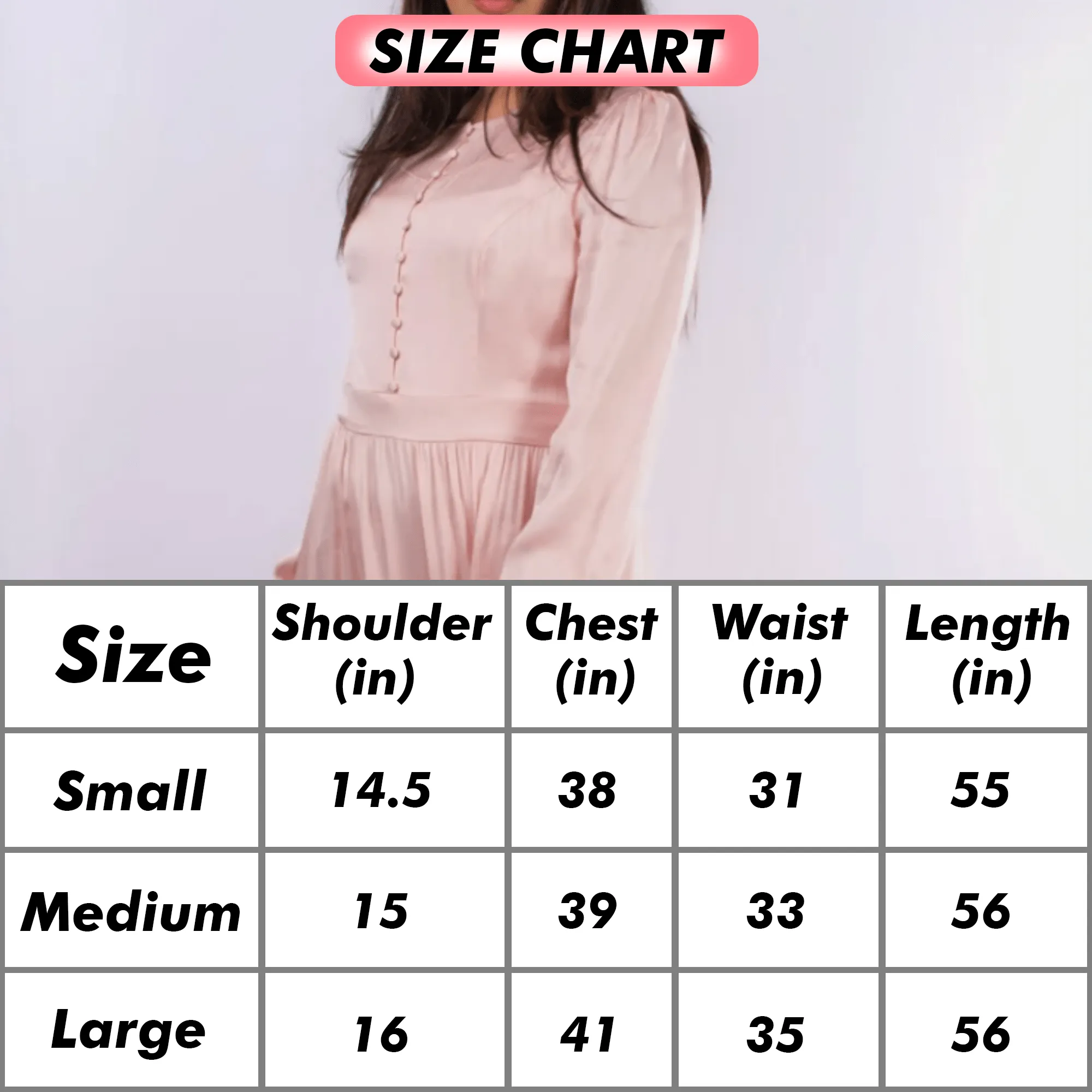 Perfect Elegant Dress for Parties Pink Colour long Sleeves Party Dress - CLEARANCE