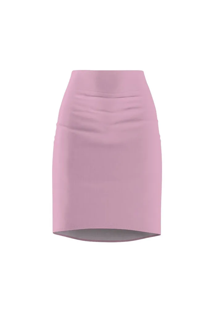 Pressed Rose Women's Pencil Skirt