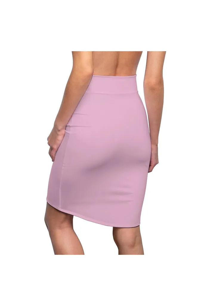 Pressed Rose Women's Pencil Skirt