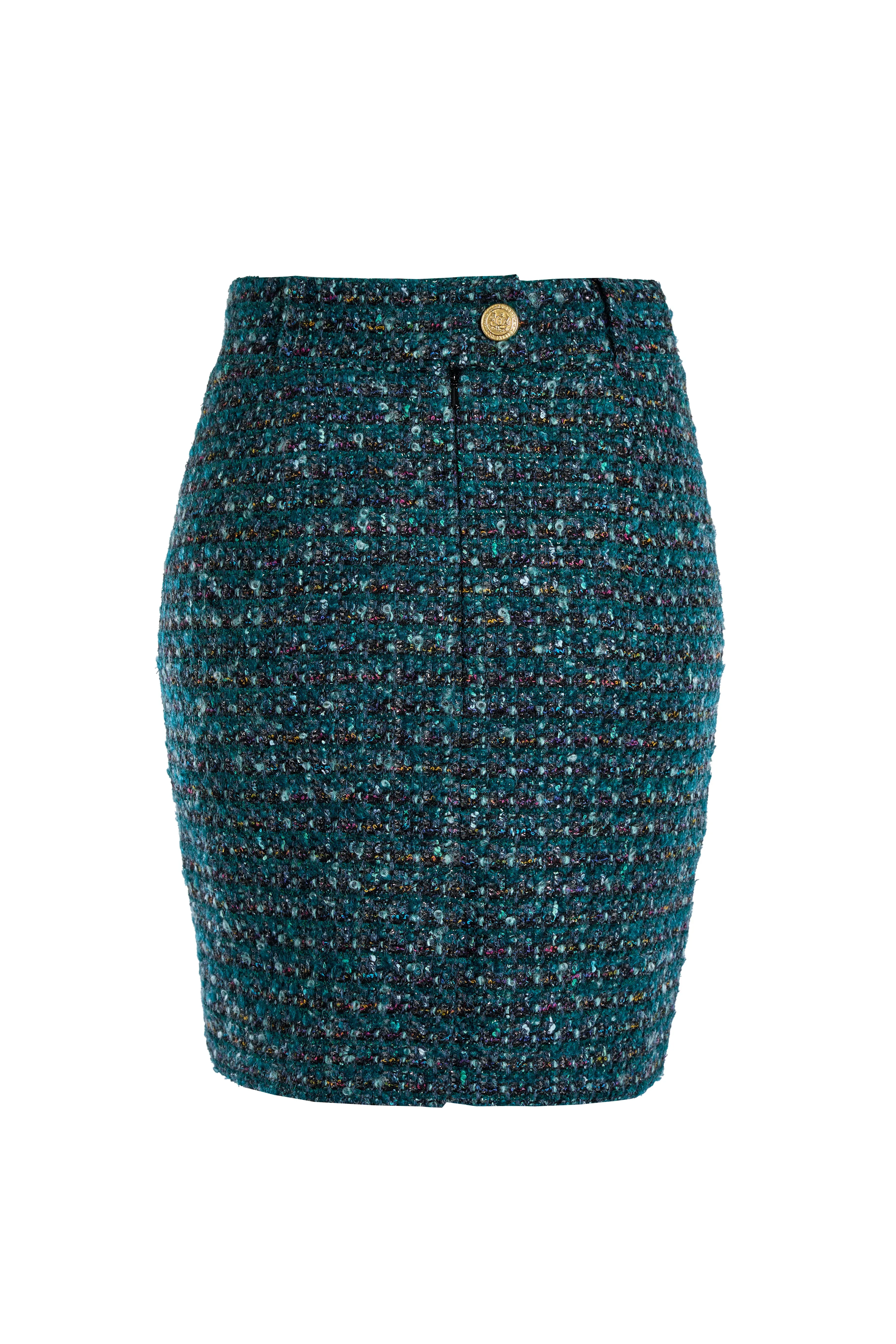 Regency Skirt (Emerald Boucle)