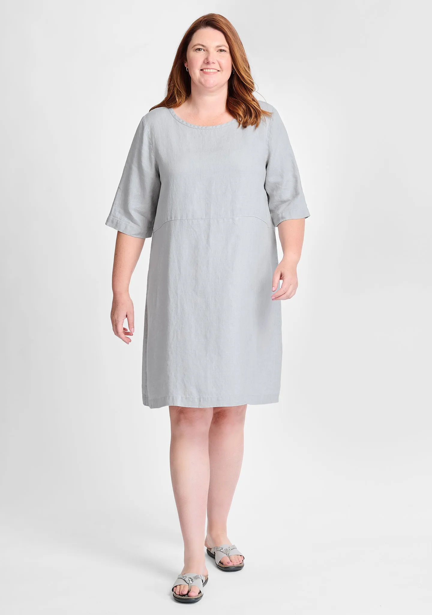 Simple Dress - Linen Shift Dress - FINAL SALE