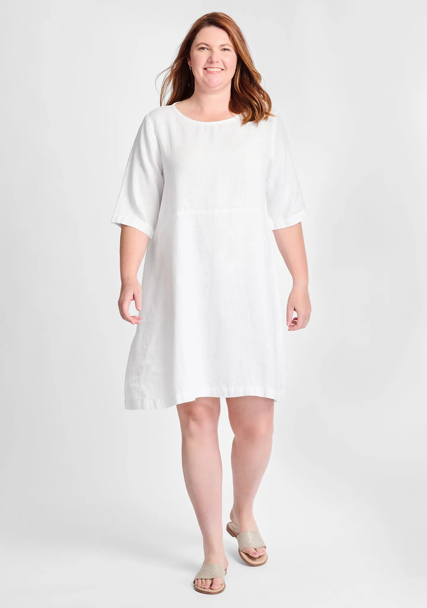 Simple Dress - Linen Shift Dress - FINAL SALE