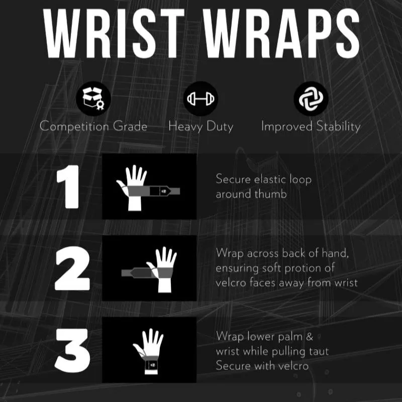 Stiff Wrist Wraps - Heavy Duty Wrist Support - Khaki