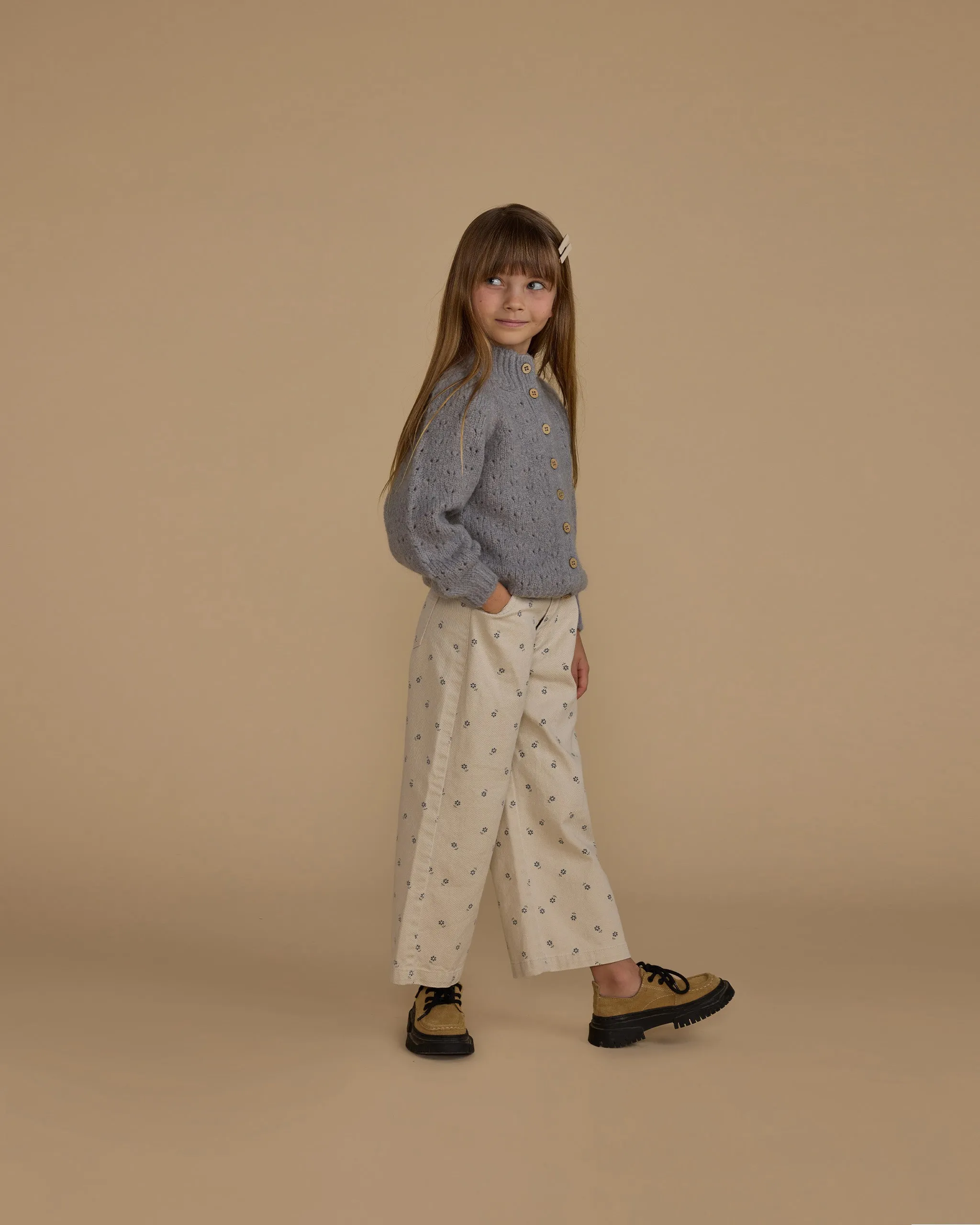 Straight Leg Pant || Blue Daisy