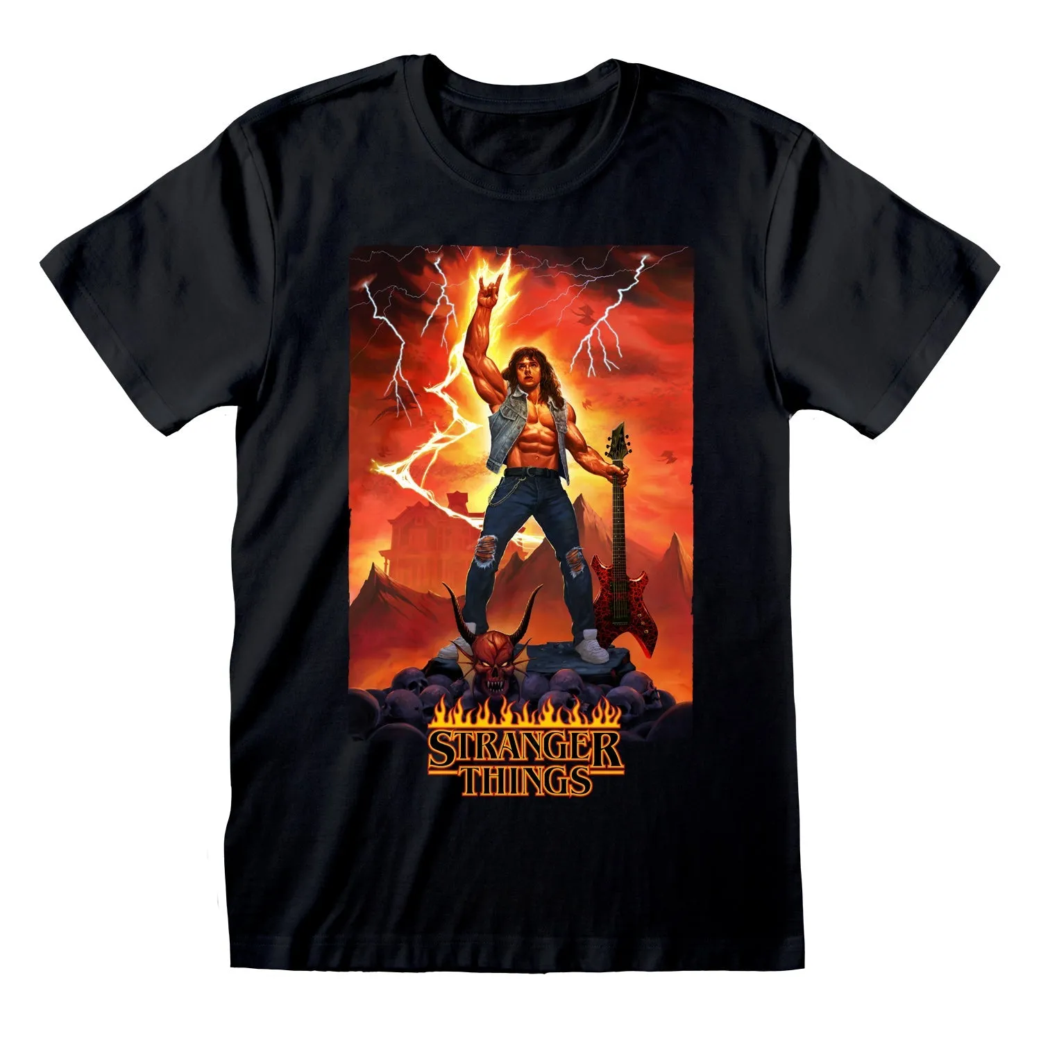 Stranger Things T-Shirt - Eddie Rocks