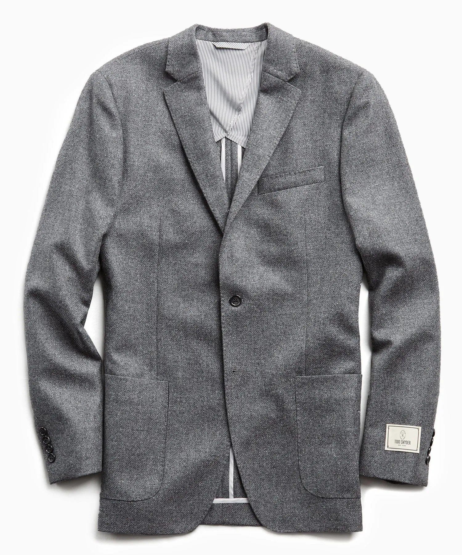 Sutton Lambswool/Cashmere Sportcoat in Grey Heather