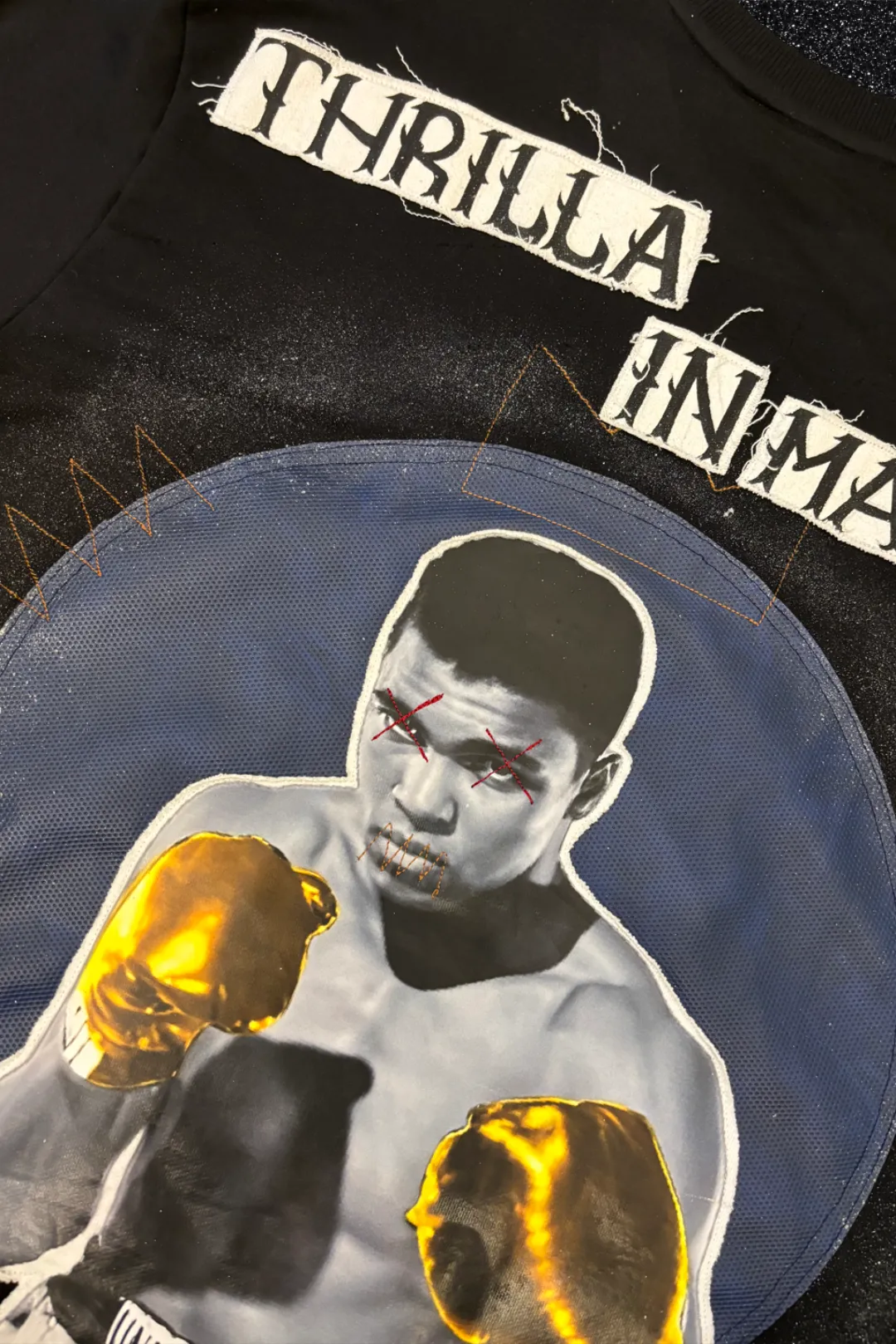 THRILLA IN MANILA - A MUHAMMAD ALI TRIBUTE BLACK VALKYRE TSHIRT