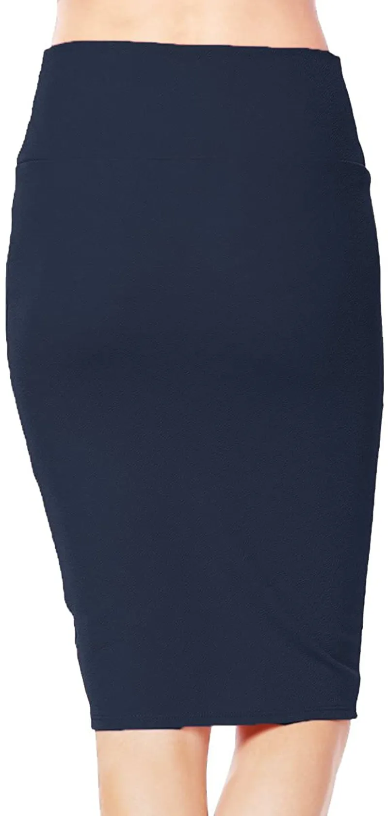 Urban CoCo Women's High Waist Stretch Bodycon Pencil Skirt