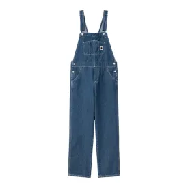 W' BIB OVERALL STRAIGHT / CARHARTT WIP / BLUE STONE WASHED