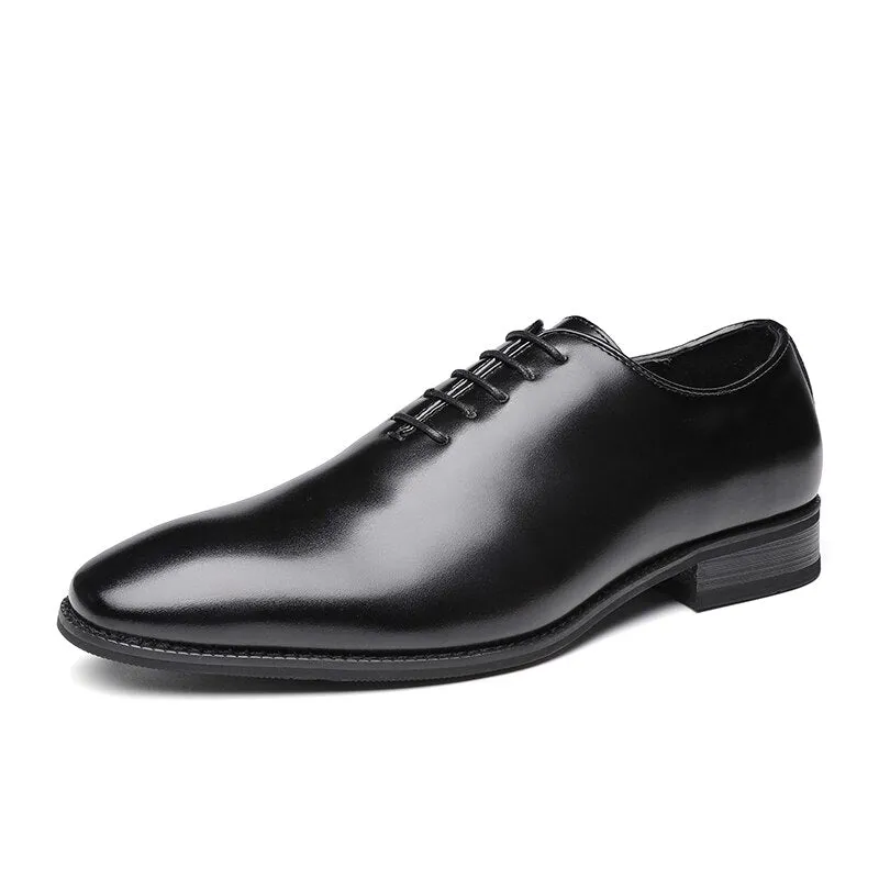 West Louis™ British Gentleman Genuine Leather Classic Dress Shoes