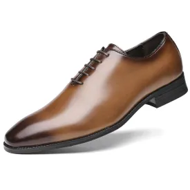 West Louis™ British Gentleman Genuine Leather Classic Dress Shoes