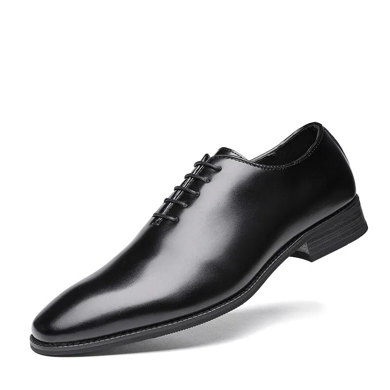 West Louis™ British Gentleman Genuine Leather Classic Dress Shoes