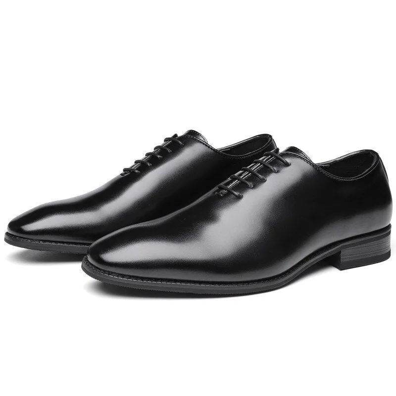 West Louis™ British Gentleman Genuine Leather Classic Dress Shoes